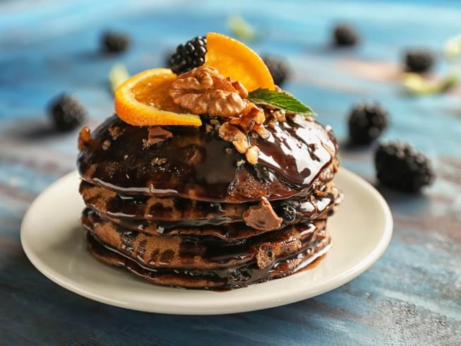 Chocolate and Orange Pancakes for a Weekend Treat