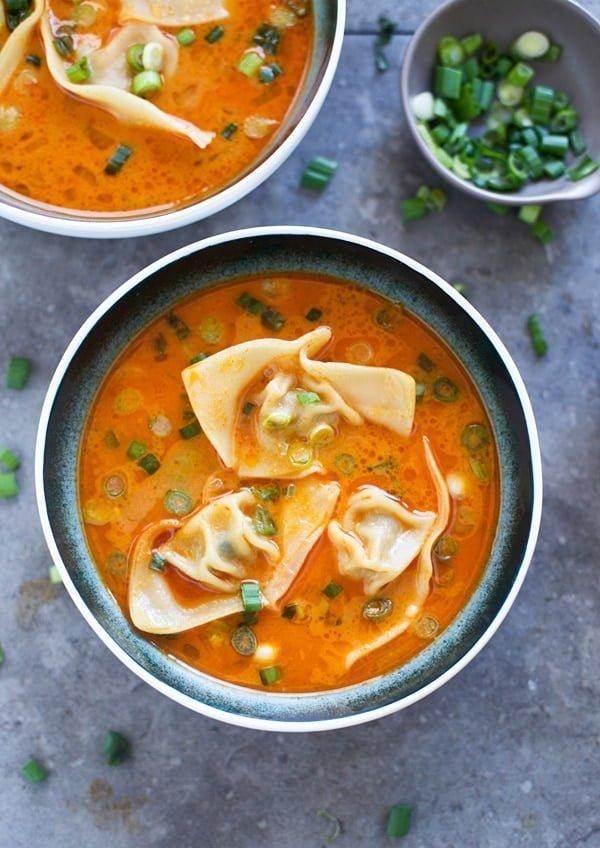 Thai Wonton Soup - Cooking for Keeps