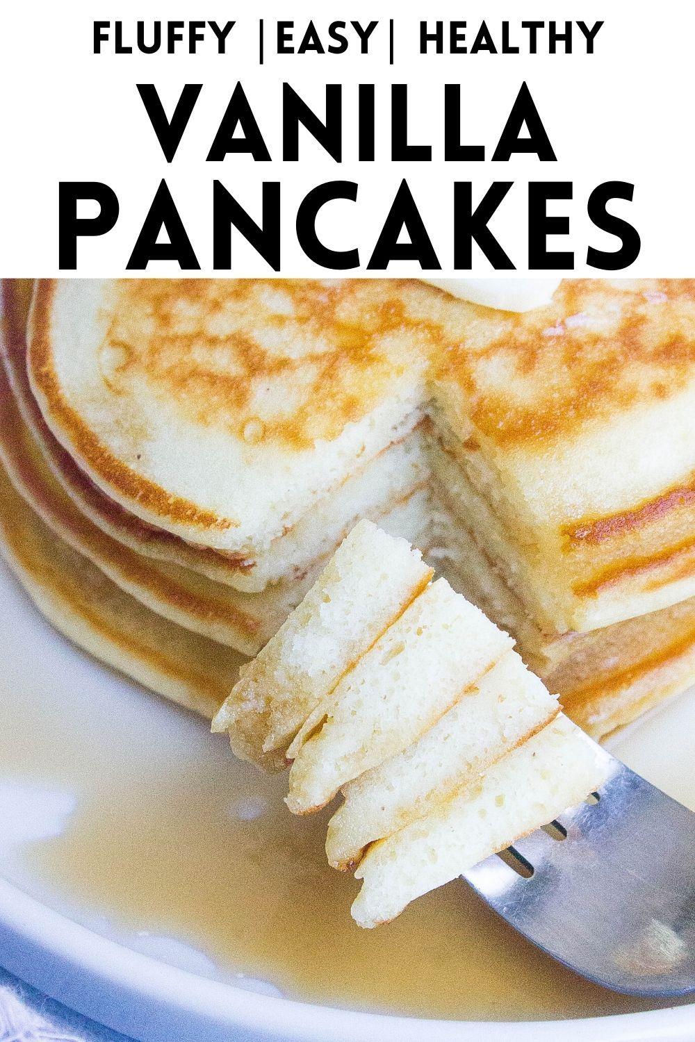 Fluffy Vanilla Yogurt Pancakes - Kathryn's Kitchen | Recipe | Yogurt pancakes, Foodie recipes, Vanilla pancakes