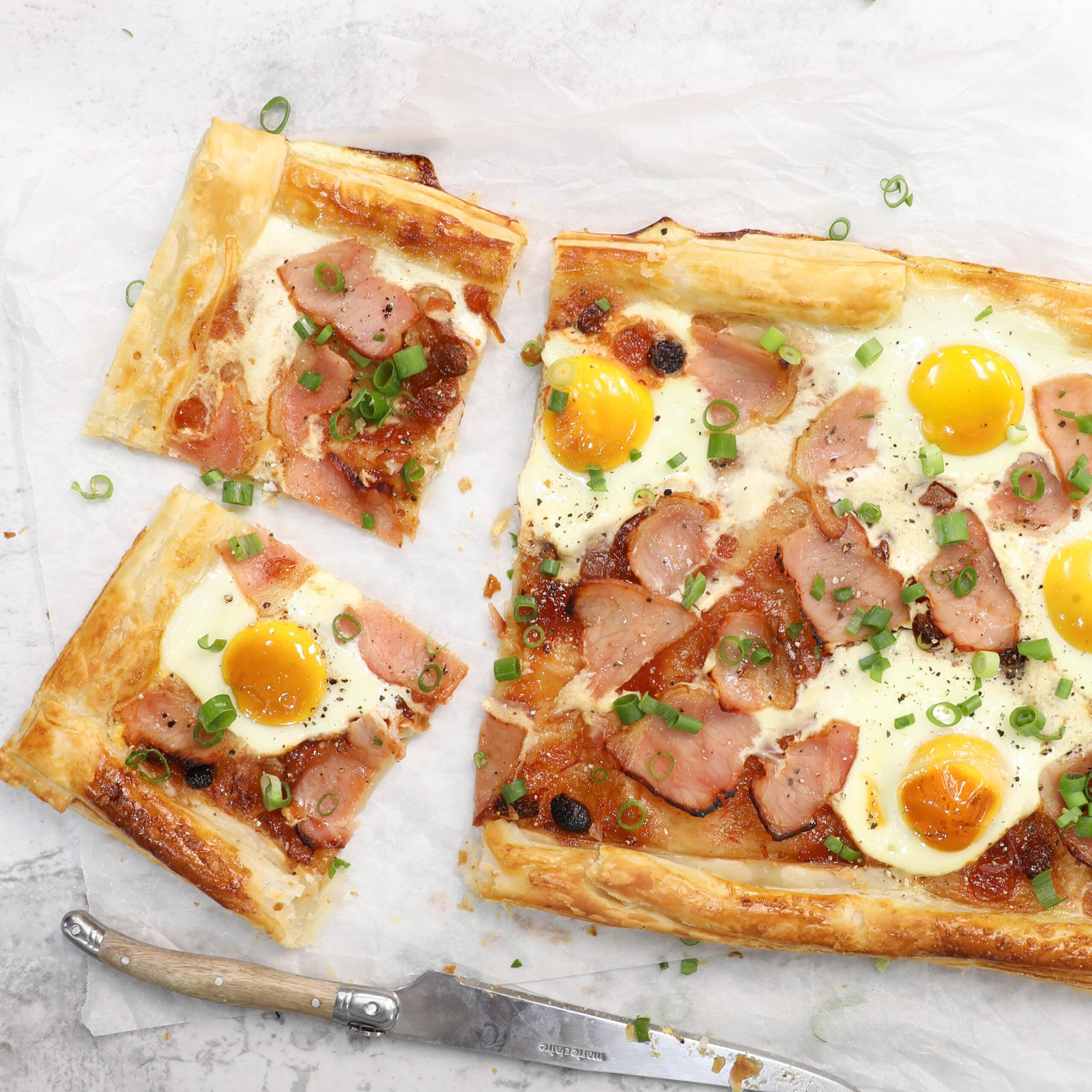 Easy Bacon & Egg Tart - SunPork Fresh Foods