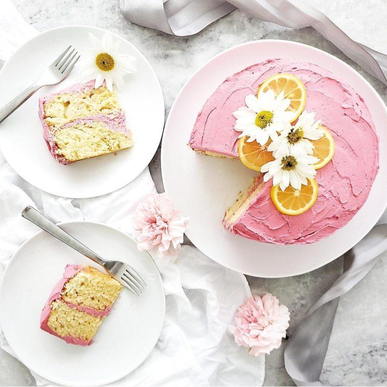 Blackberry Chai layer cake 