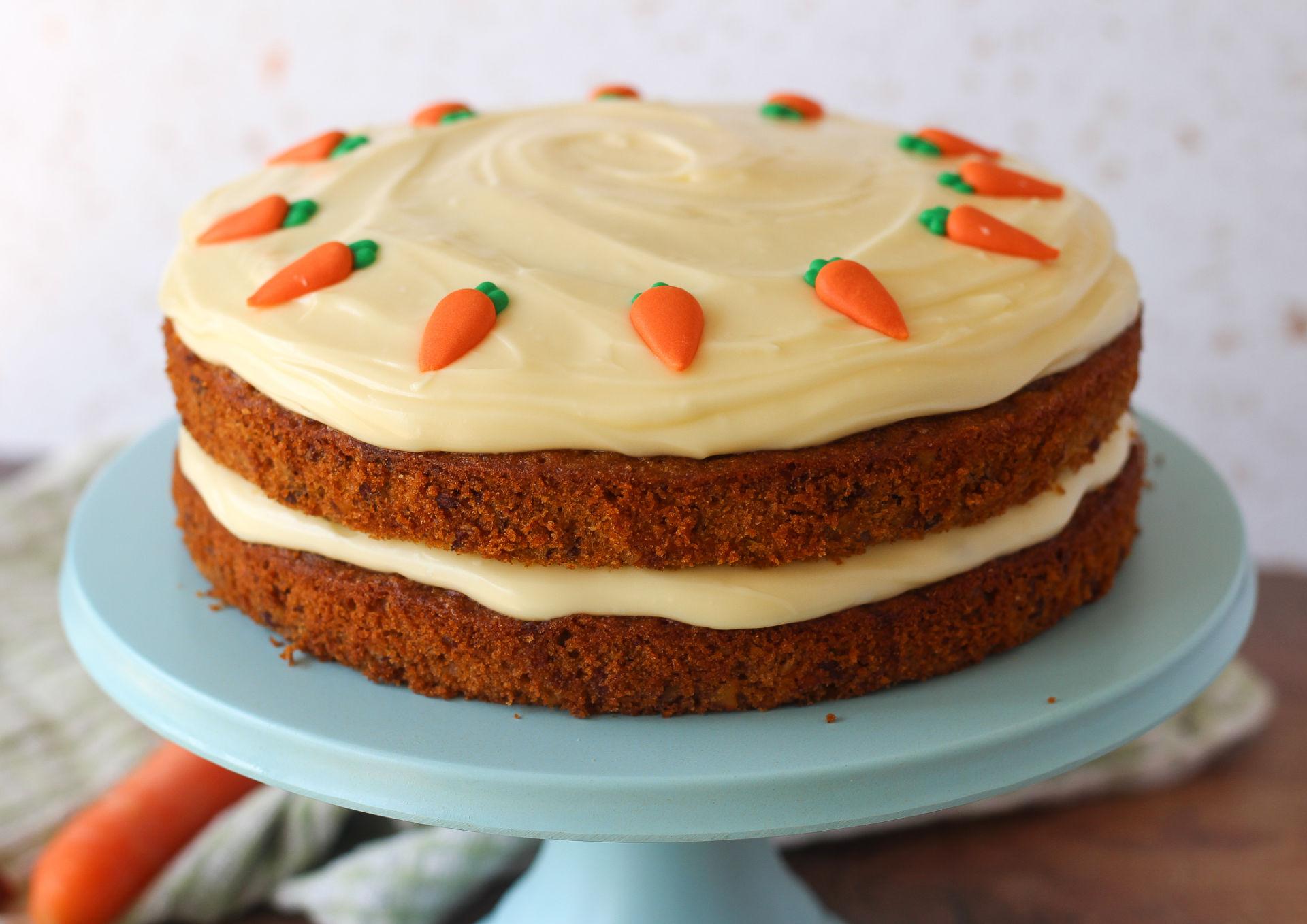 Simple Carrot Cake - Baker Jo