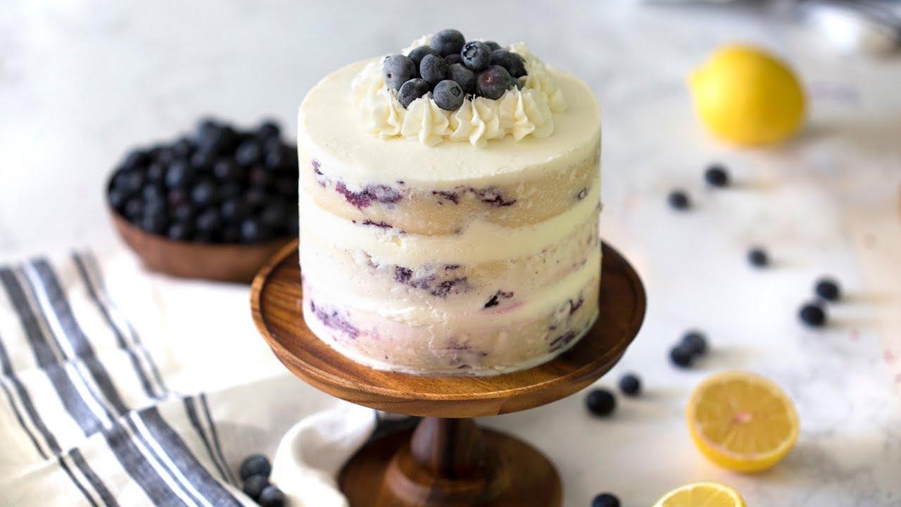 Lemon Blueberry Cake - Preppy Kitchen