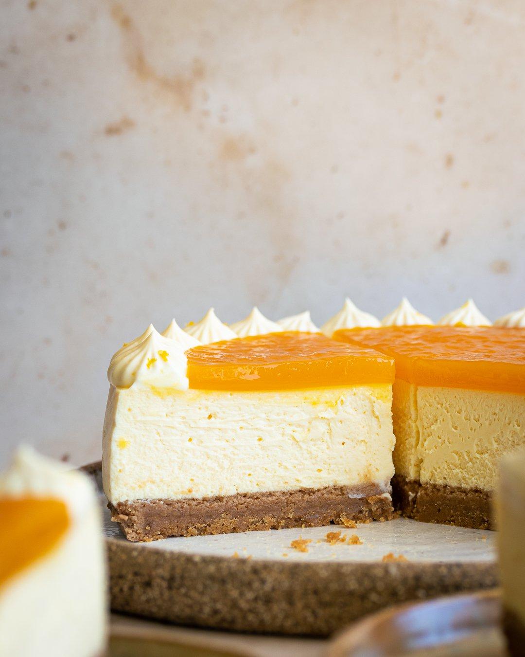 Baked NY style Passionfruit Cheesecake — My Yummy Spatula