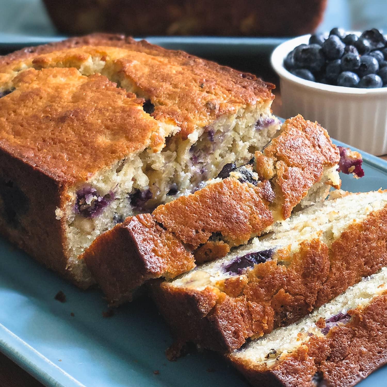 Blueberry Banana Bread - One Happy Housewife