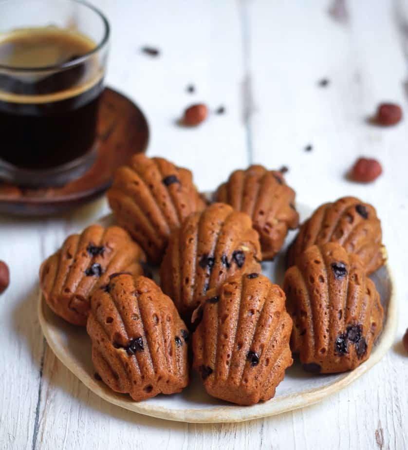 Vegan Coffee Hazelnut Madeleines - Tasha's Artisan Foods