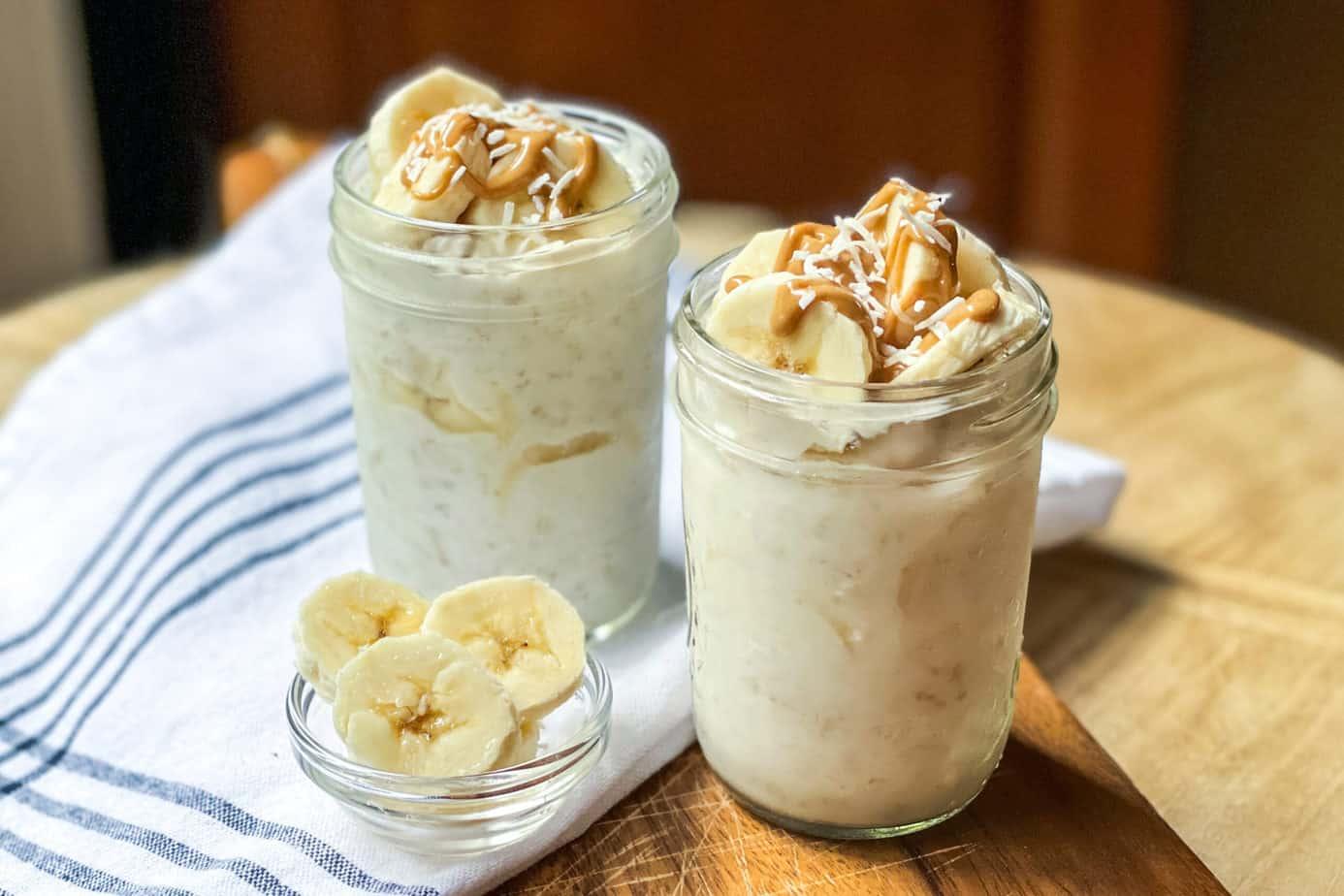 Peanut Butter Banana Overnight Oats - 31 Daily