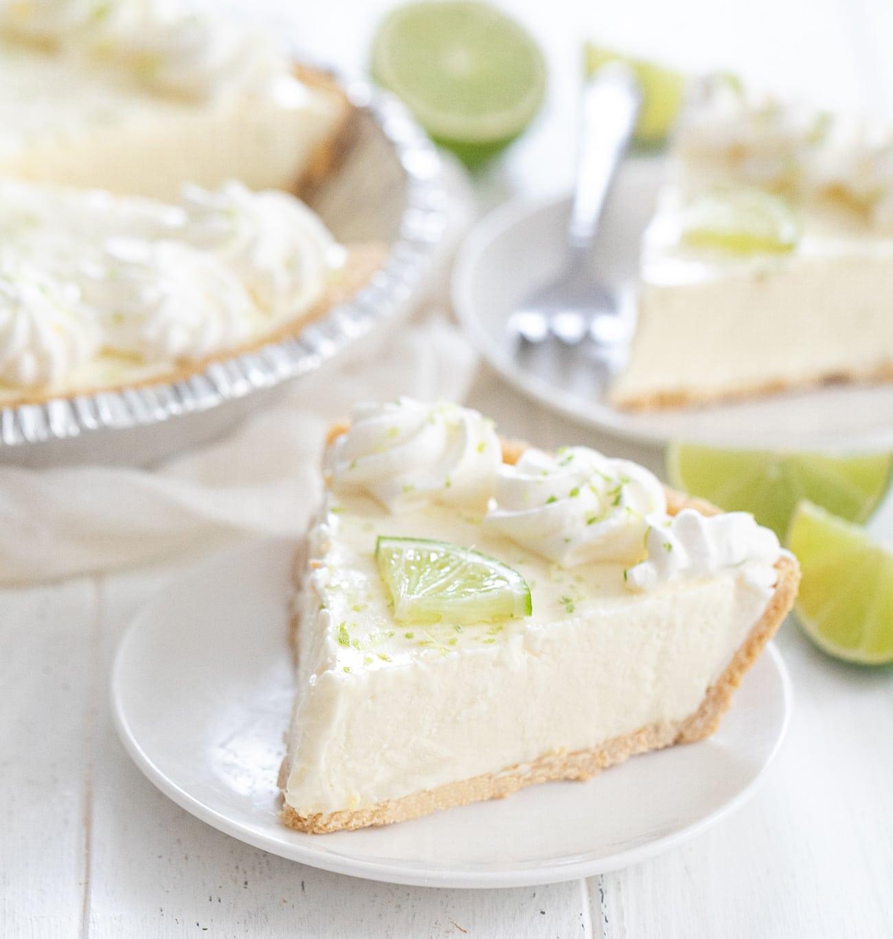 4 Ingredient No Bake Key Lime Pie - Kirbie's Cravings