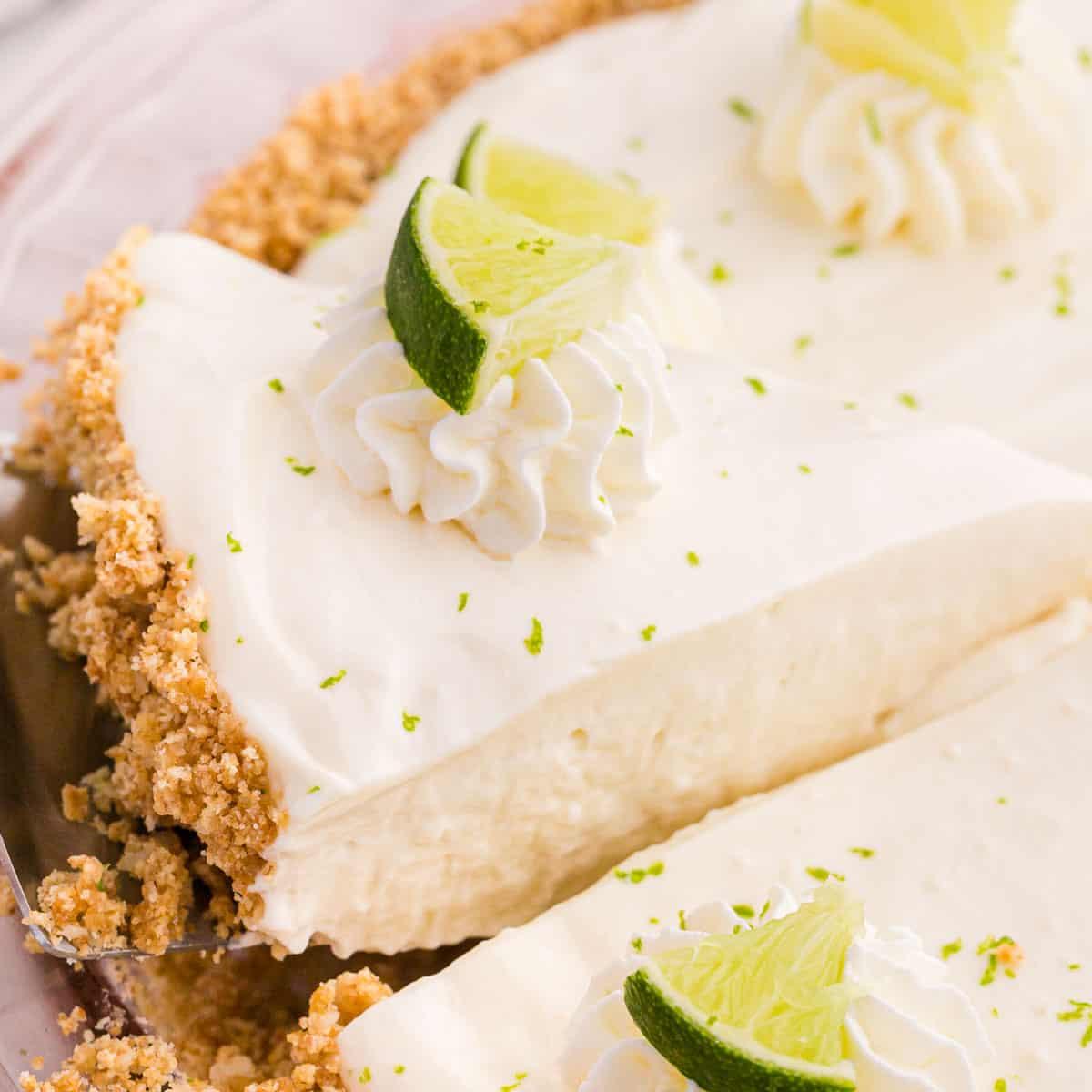 No Bake Key Lime Pie - Belle of the Kitchen