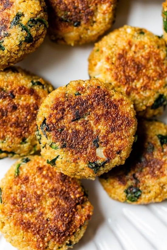 Spinach and Quinoa Patties - Skinnytaste