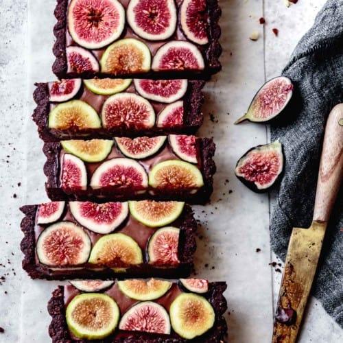 Chocolate Fig Tart (paleo & vegan options) • The Bojon Gourmet
