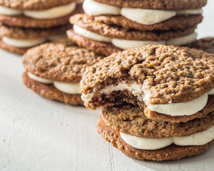 Oatmeal Cream Sandwich Cookies - Bake from Scratch