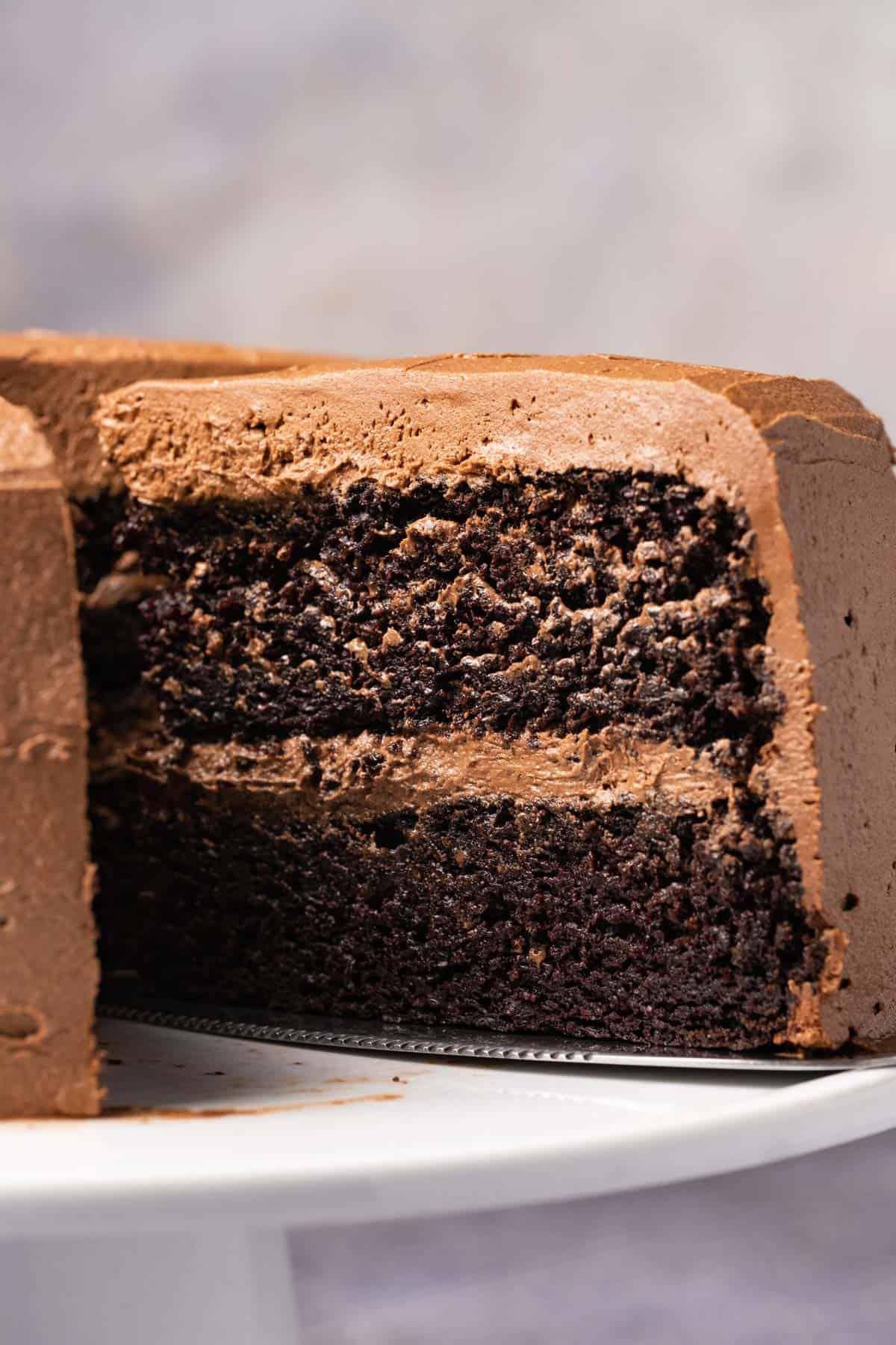 The Most Amazing Vegan Chocolate Cake - Loving It Vegan