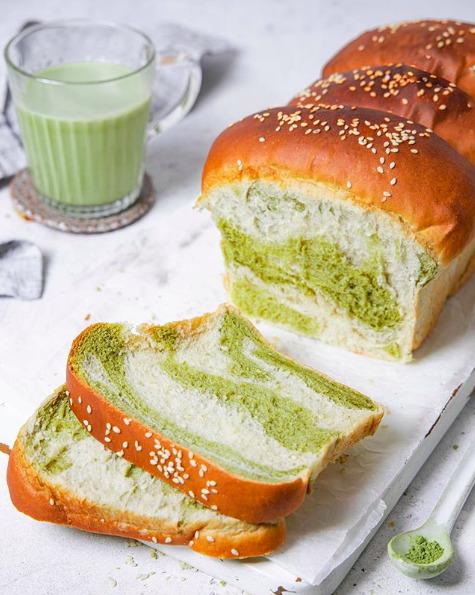 Matcha Milk Bread by foodie.yuki | Quick & Easy Recipe | The Feedfeed