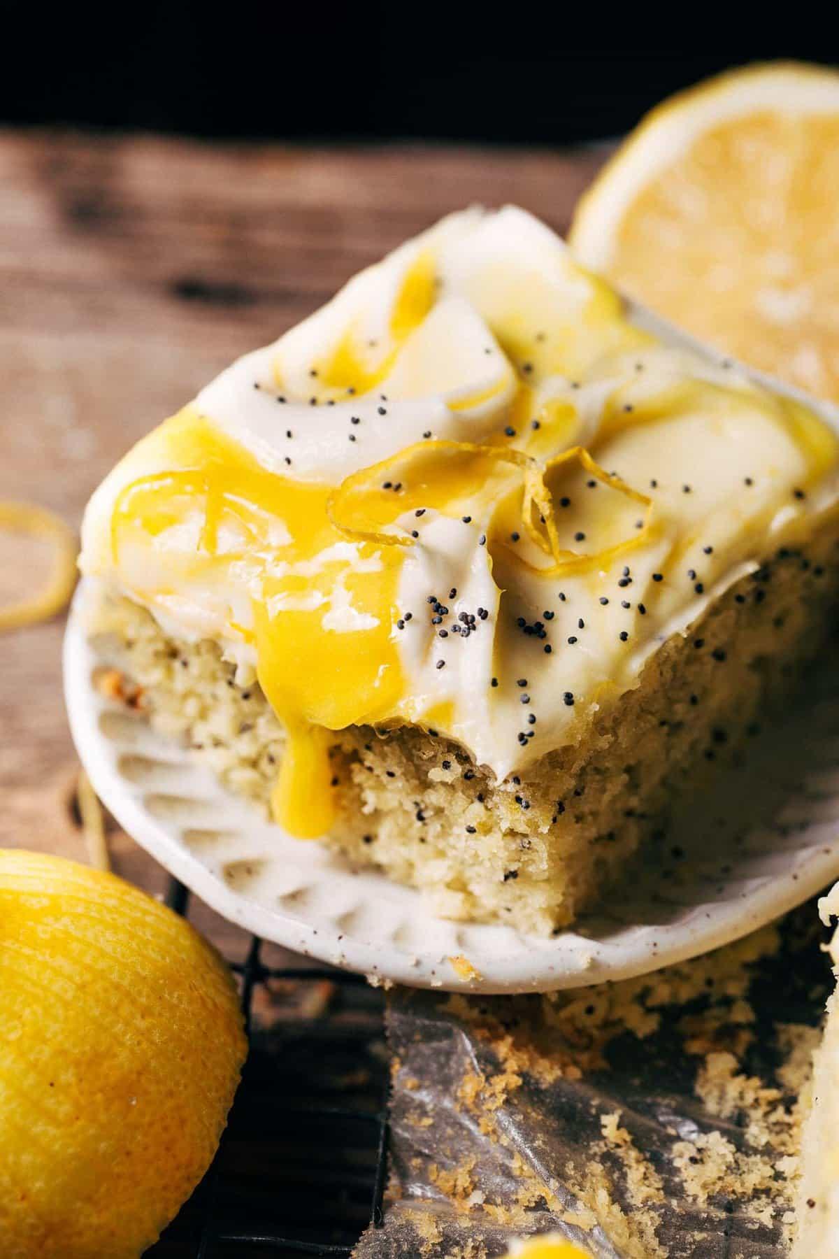Lemon Poppy Seed Cake - Butternut Bakery