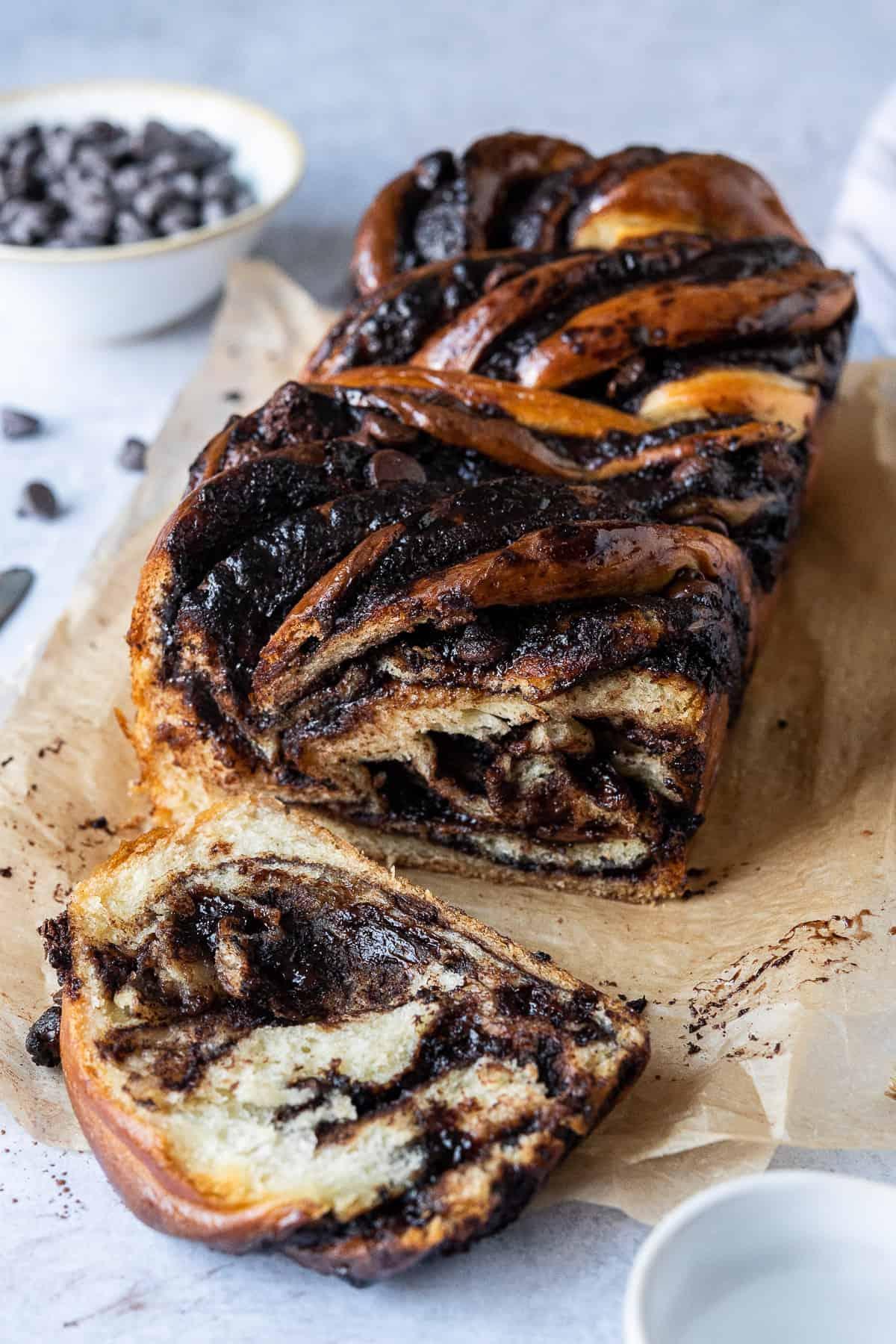 Vegan Chocolate Babka - Domestic Gothess