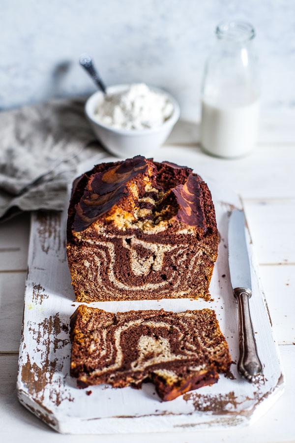 Vegan Marble Cake - Delicious and Healthy by Maya