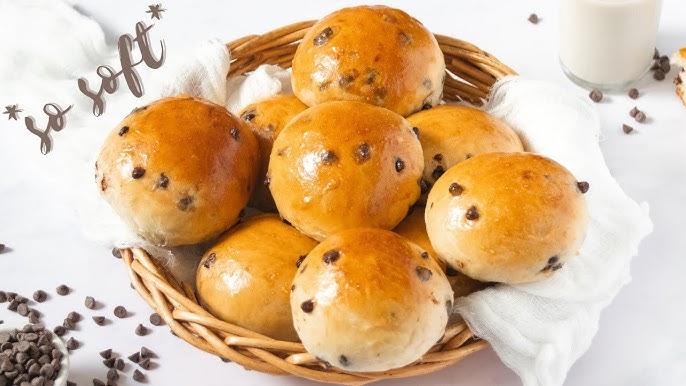 Vegan Chocolate Chip Brioche Buns: A Sweet Sensation