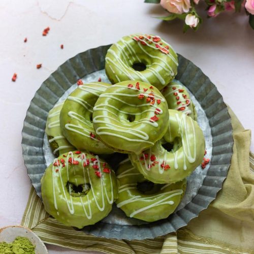 A Taste of Tranquility: Vegan Matcha Donuts