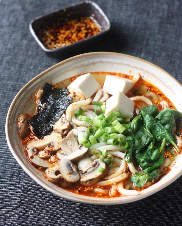Miso Udon Noodle Soup with Spicy Korean Chili Dressing | Season with Spice