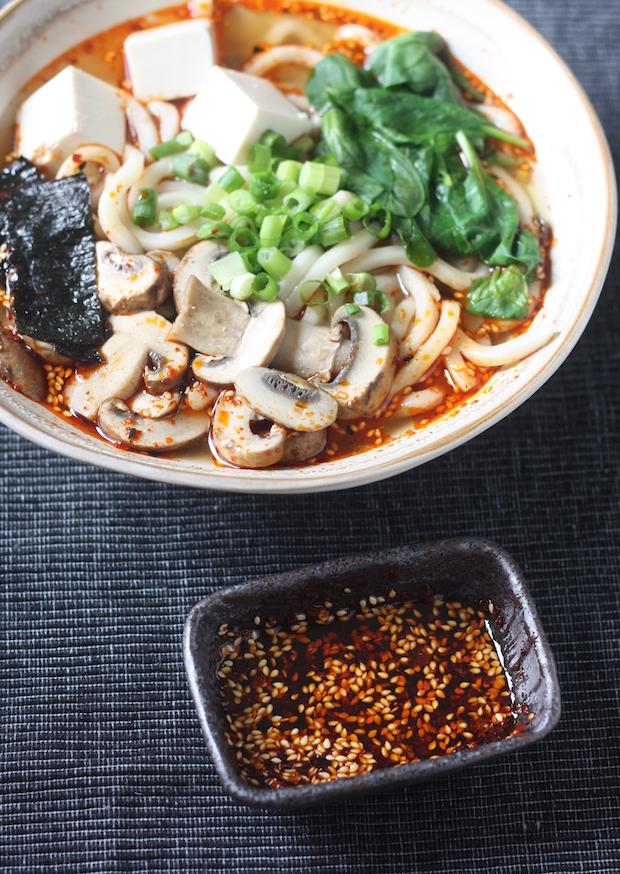 Miso Udon Noodle Soup with Spicy Korean Chili Dressing | Season with Spice