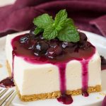 Summer cheesecake with blueberry sauce Recipe